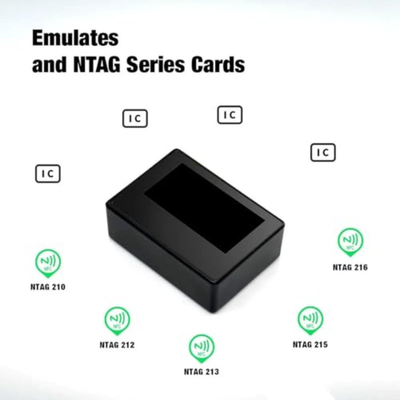 مُحاكي يويهيشي للنظام NFC بشاشة مقاس 1.3 بوصة، يُعيد كتابة البيانات بشكل غير محدود، ويدعم أكثر من 3000 حفظ، ويولد تلقائيًا أكواد التعريف (UID) لمحاكاة علامات NFC - Image 5