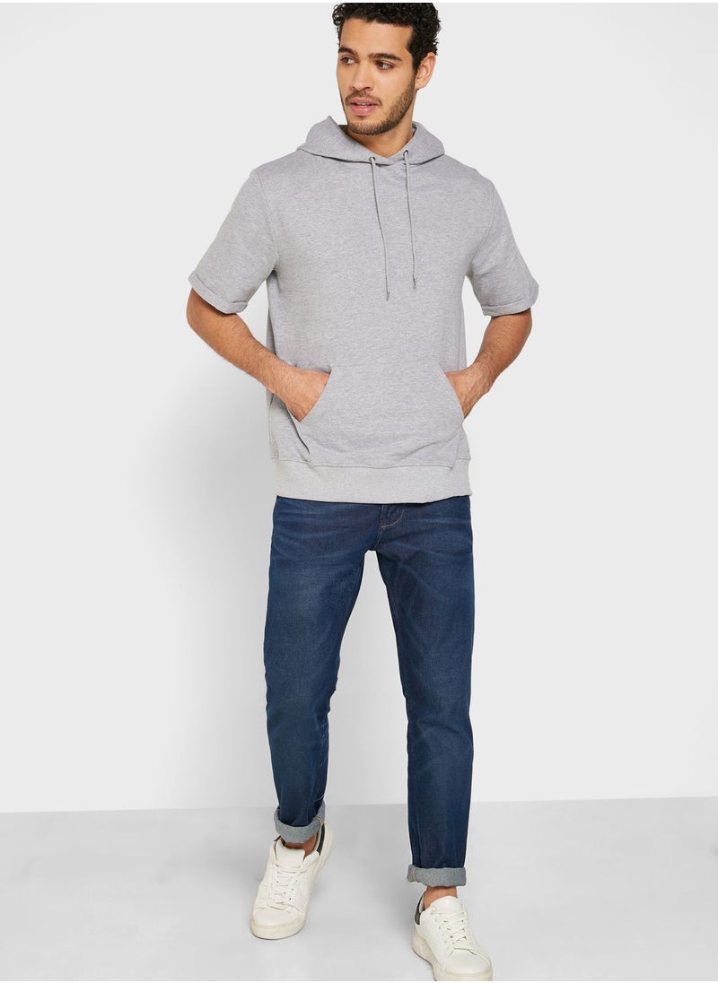 Seventy Five Basics - Short Sleeve Hoodie - Image 1