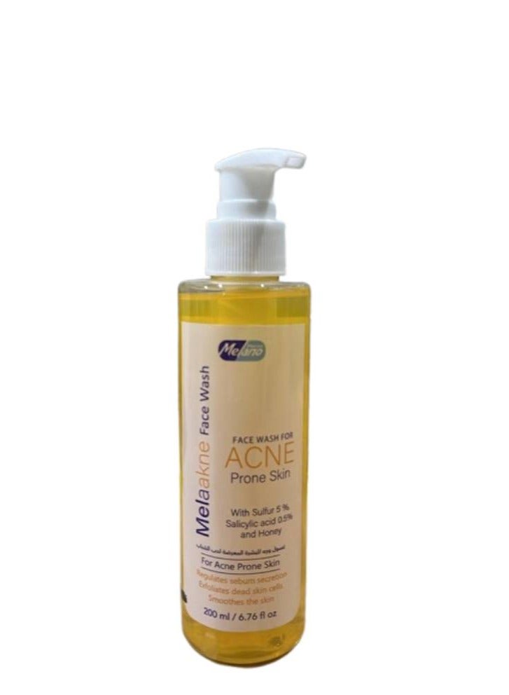 Melano Pharma Melaakne Face Wash For Acne Prone Skin 200ml 