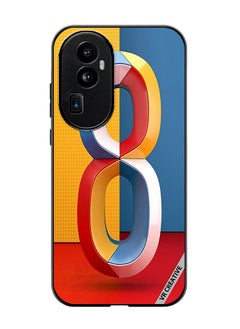 VR CREATIVE Protective Case Cover For Oppo Reno 10 Pro Plus Number 8 Design Multicolour  - Image 1