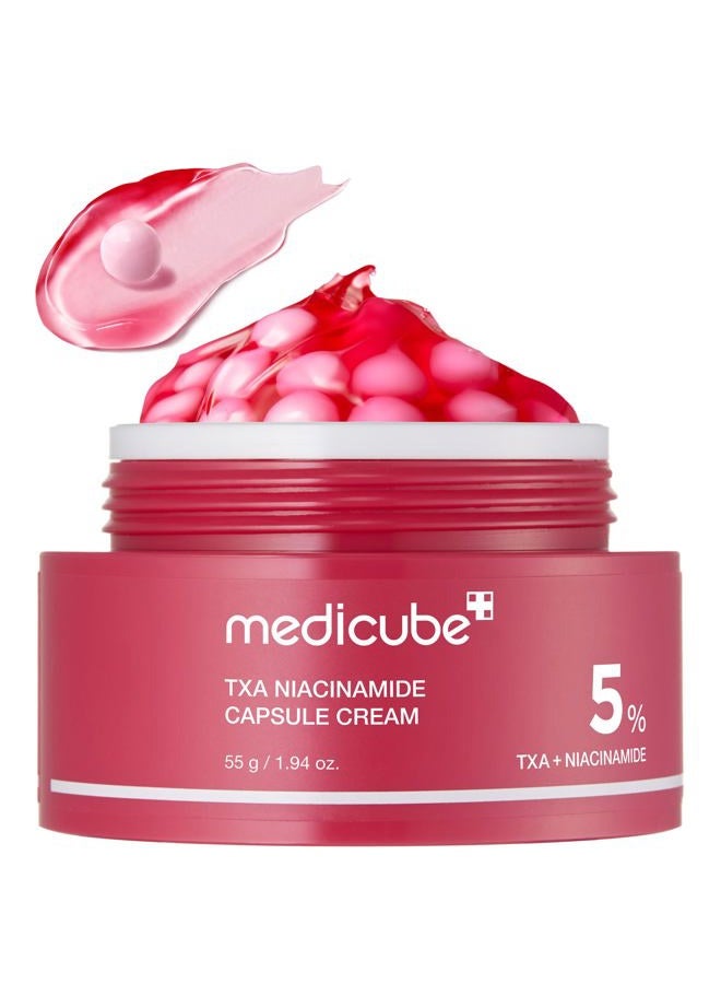 Medicube TXA+Niacinamide Capsule Cream | Dual Radiance Moisturizer, Ideal for Use After Spot Care | For Uneven Skin Tone, Texture & Hydration | 99% Pure Tranexamic Acid | Korean Skincare | 1.94oz - Image 1
