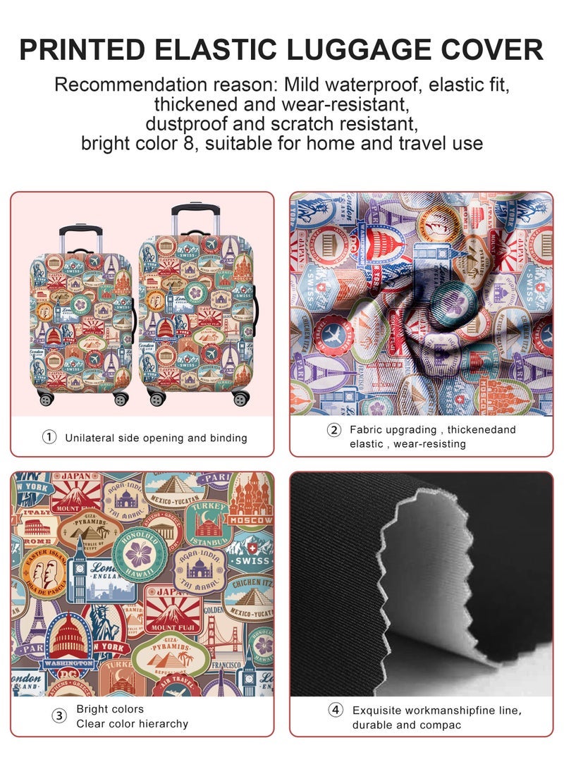 URbazaar Elastic Travel Luggage Cover Travel Suitcase Protective Cover for Trunk Case Apply to 18-30 inch luggage Suitcase Cover - Image 4