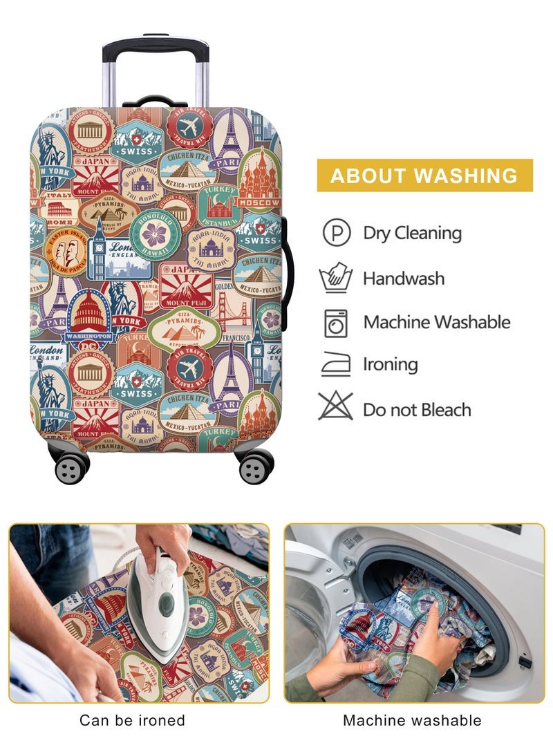 URbazaar Elastic Travel Luggage Cover Travel Suitcase Protective Cover for Trunk Case Apply to 18-30 inch luggage Suitcase Cover - Image 2