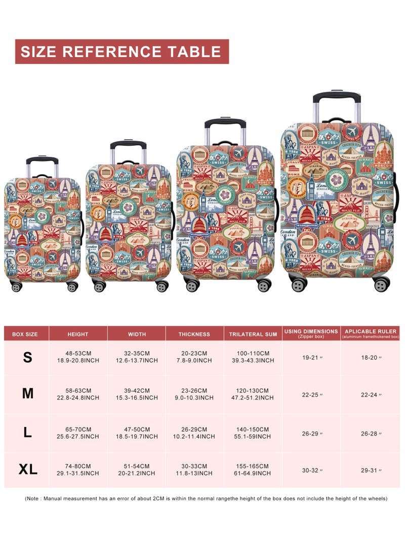 URbazaar Elastic Travel Luggage Cover Travel Suitcase Protective Cover for Trunk Case Apply to 18-30 inch luggage Suitcase Cover - Image 3