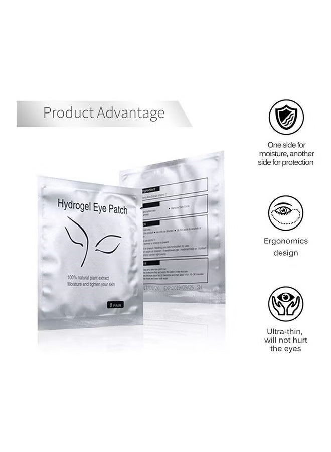 أوريتي 50 زوجًا من وسادات العين الهلامية الهيدروجيلية باللون الأبيض - Image 5