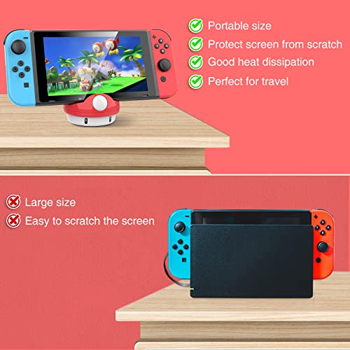 HEIYING Switch Docking Station for Nintendo Switch 2 / Lite/OLED, Portable Carrying Charging Dock Witch Type C Port to Charge Console - Image 5
