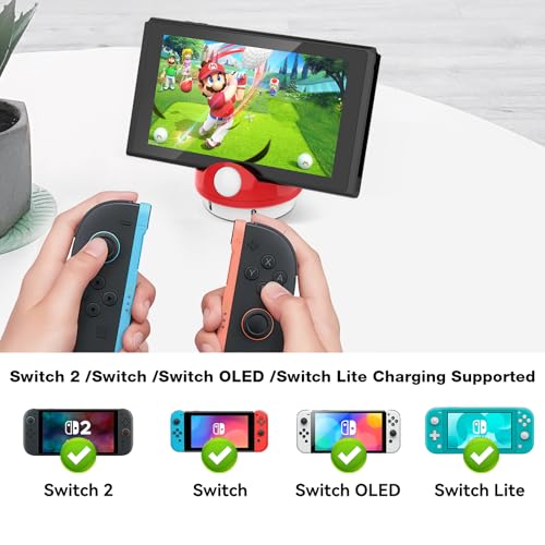 HEIYING Switch Docking Station for Nintendo Switch 2 / Lite/OLED, Portable Carrying Charging Dock Witch Type C Port to Charge Console - Image 2