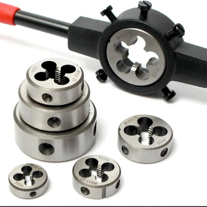 Screw Thread Tap Die – High-Speed Steel (HSS), Metric Sizes M7 to M24 (M16x1.5mm) - Image 2