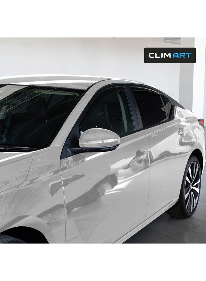 CLIM ART in-Channel Incredibly Durable Rain Guards for Nissan Altima 2019-2023, Original Window Deflectors, Vent Window Visors, Vent Deflector, 4 pcs. - 622271 - Image 4