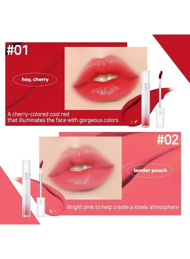 Peach C River Glow Lip Tint - 01 Hey Cherry (4g) - Image 2