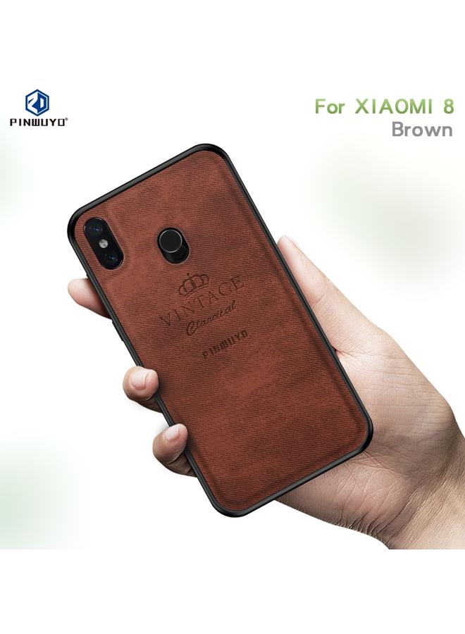 PINWUYO Shockproof Waterproof Full Coverage PC + TPU + Skin Protective Case for Xiaomi Mi 8 - Image 2