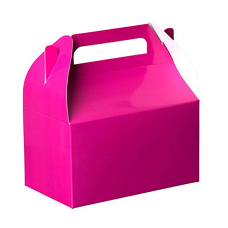 Hammont Candy Boxes Party Favors 10 Pack Paper Gable Boxes Ariel Birthday Party Supplies Favor Boxes Mermaid Birthday Bag Party Treat Box for Goodies Gifts 625 X 375 X 35 Pink - Image 2