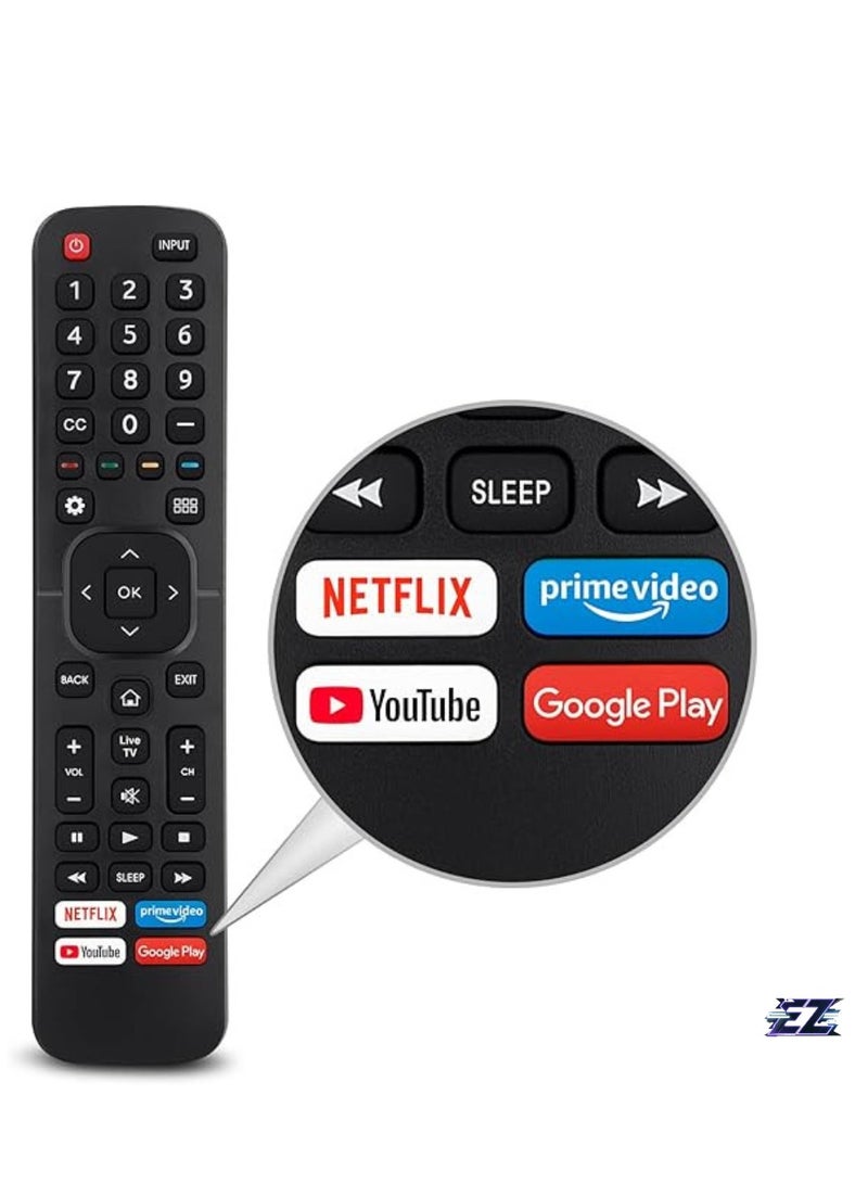ELTRAZONE Universal Remote Control for Hisense Smart TVs (005) - With Battery - Image 2