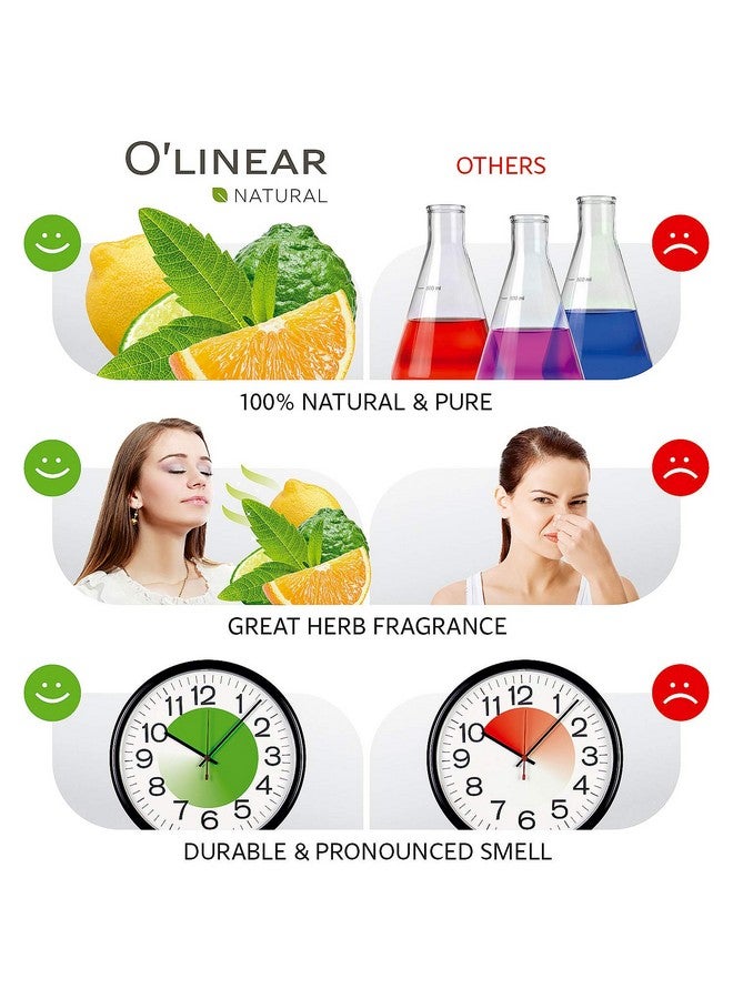 O'linear Premium Aromatherapy Essential Oil Feel Good Blend - 3.4 Fl Oz Happy & Relaxing Scent For Diffusers For Home - Relax Essential Oils For Humidifiers With Lavender Rose Lemon Cinnamon Geranium Aroma - Image 4
