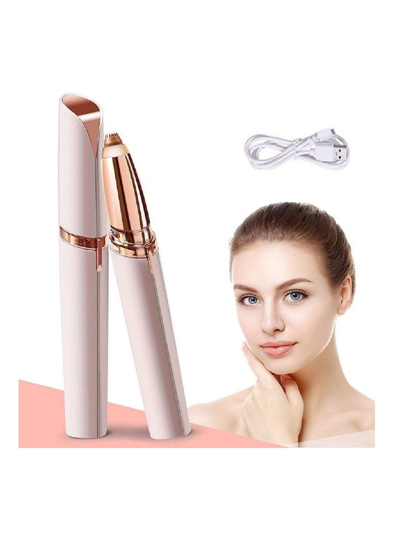 AMM Eyebrow Trimmer Electric Eyebrow Trimmer Epilator with Light upper Lips Eyebrow Face Brows Hair Remover Epilator Pen Mini - Image 2