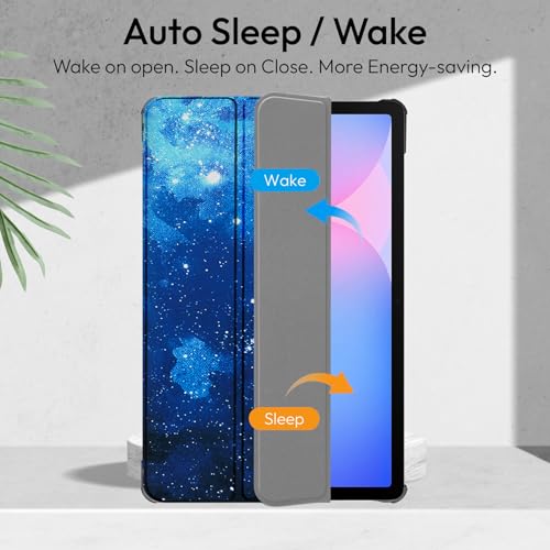 Robustrion Cover for Samsung Tab S10 FE 10.9 inch/Tab S9 FE/Tab S9 11" Cover Case, Flip Stand Back Case Cover for Samsung Tab S10 FE/Tab S9 FE / S9 Tab Cover [Auto Sleep Wake] - Stars - Image 3