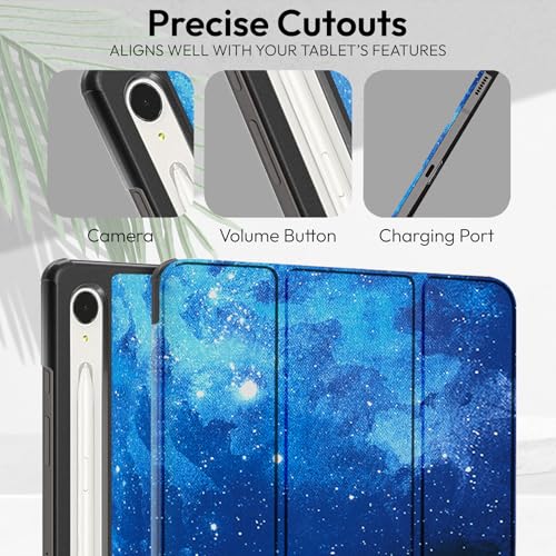 Robustrion Cover for Samsung Tab S10 FE 10.9 inch/Tab S9 FE/Tab S9 11" Cover Case, Flip Stand Back Case Cover for Samsung Tab S10 FE/Tab S9 FE / S9 Tab Cover [Auto Sleep Wake] - Stars - Image 4