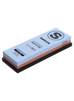 Samura Samura Combination Whetstone | Grain Sizes of 240 and 800 Grit | Knife Sharpening Tool | Kitchen Improvement  - Image 1