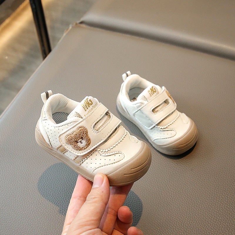 Spring Summer Autumn Men'S Baby Shoes Women 0-3 Years Old 2 Baby Leather Cartoon Toddler Shoes Soft Sole Breathable Boy'S Fit Shoes - Image 1