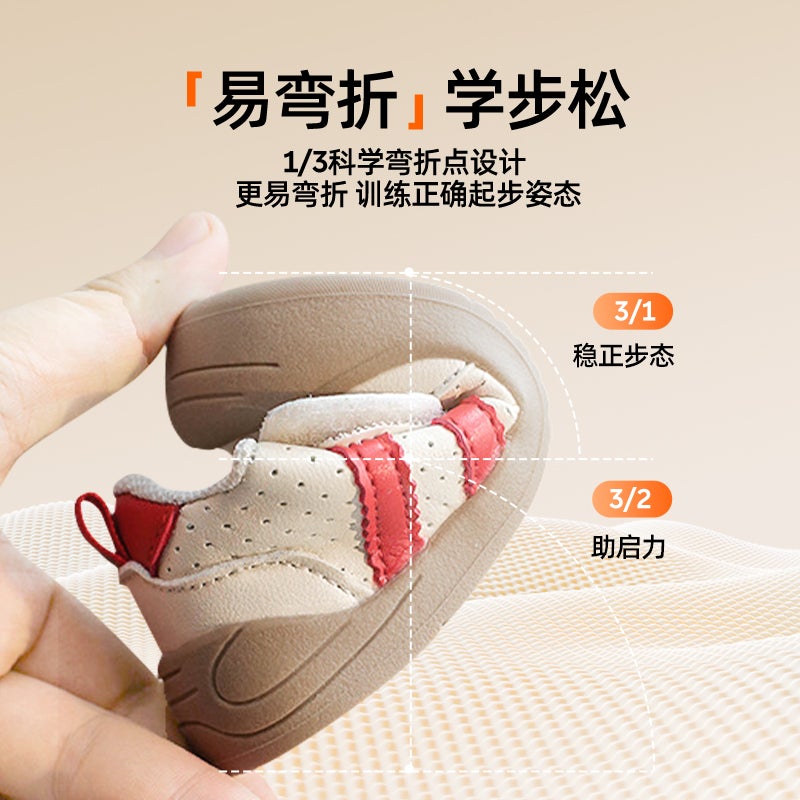 Spring Summer Autumn Men'S Baby Shoes Women 0-3 Years Old 2 Baby Leather Cartoon Toddler Shoes Soft Sole Breathable Boy'S Fit Shoes - Image 4