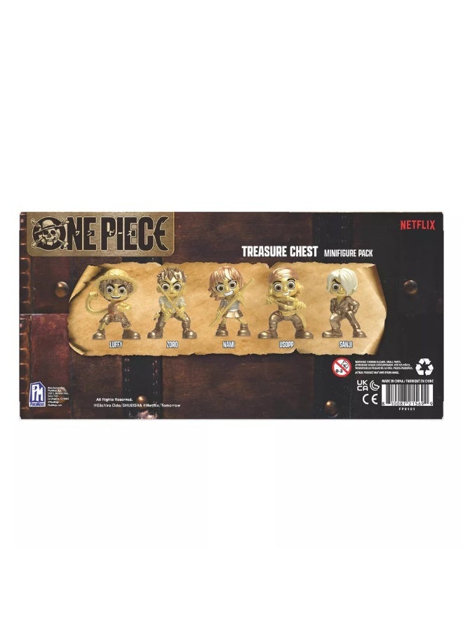 PhatMojo One Piece Treasure Chest Series 1 Gold Mini Figure 5-Piece Set ( 6.4 cm ) - Image 1