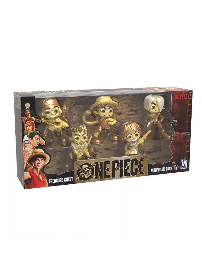 PhatMojo One Piece Treasure Chest Series 1 Gold Mini Figure 5-Piece Set ( 6.4 cm ) - Image 5