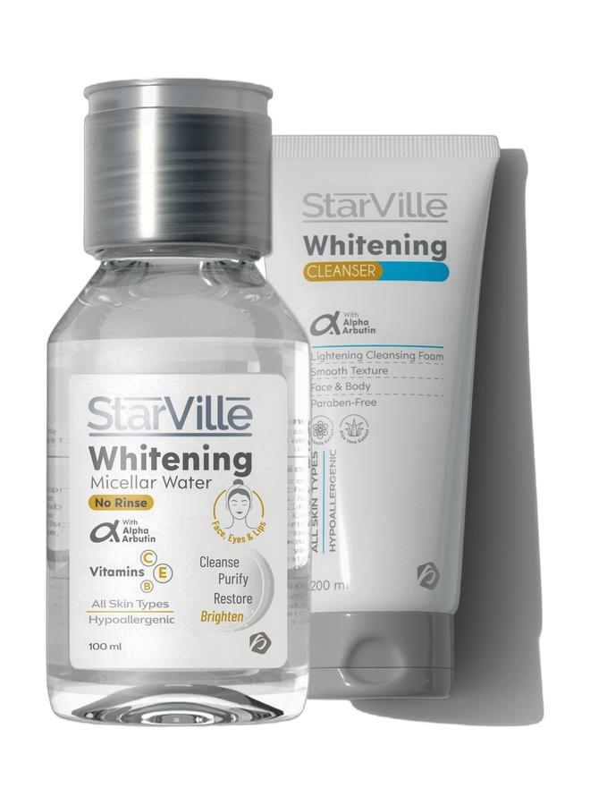 Starville bundle(whitening cleanser 200ml+whitening micellar water 100ml) - Image 1