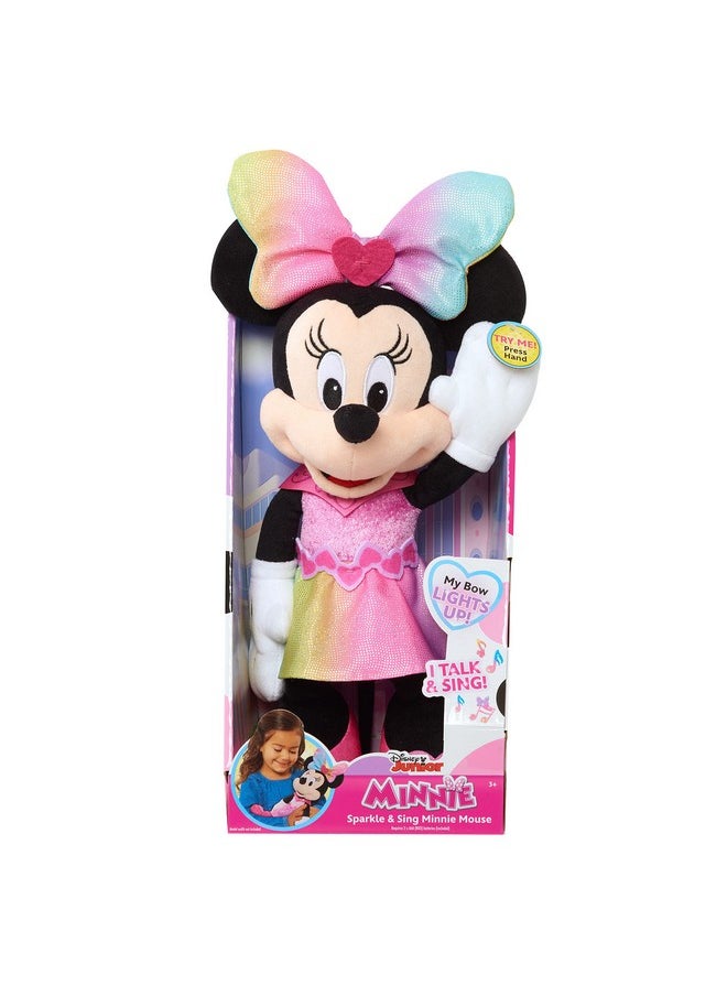 Disney Junior Minnie Mouse Sparkle And Sing 13 Inch Feature Plush With Lights And Sounds, Officially Licensed Kids Toys For Ages 3 Up By Just Play - pzsku/Z1E2CE0A3E74C05720973Z/45/_/1724129489/d7c2a38a-ad55-4335-8fca-23a378925a75