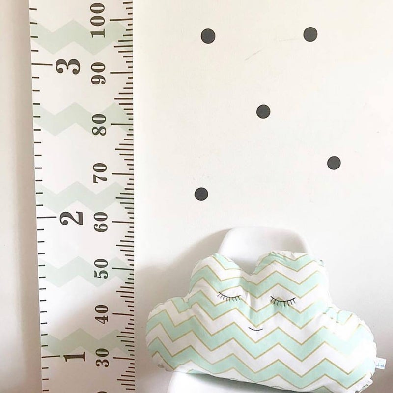 Ins Scandinavian Style Height Ruler Kidsren'S Room Wall Sticker Height Ruler Hanging Painting Kindergarten Measurement Height Ruler Fox Style - Image 3