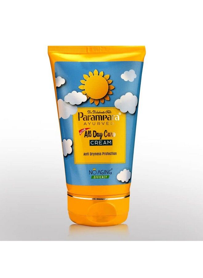 Parampara Ayurved All Day Care Cream ; 12 Hr Hydration ; With Multiessential Oils And Vitamine ; 125 Gm - Image 2