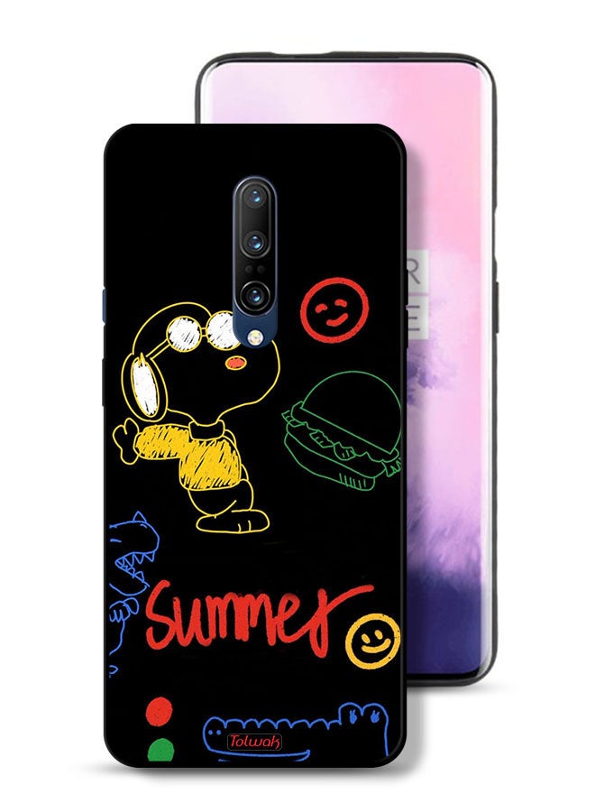 Tolwak OnePlus 7 Pro 5G Protective Case Cover Summer Sticker - Image 1