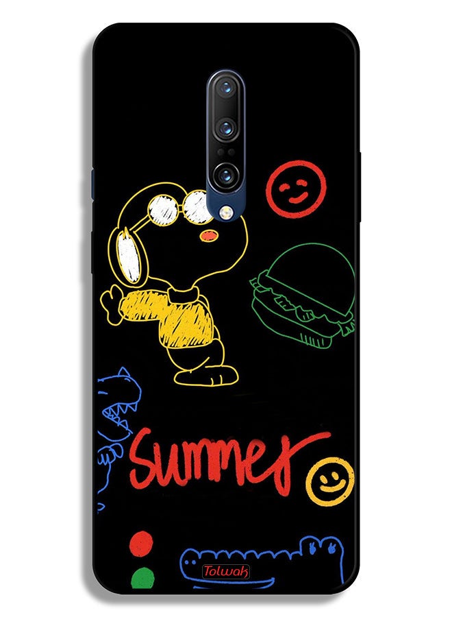 Tolwak OnePlus 7 Pro 5G Protective Case Cover Summer Sticker - Image 2