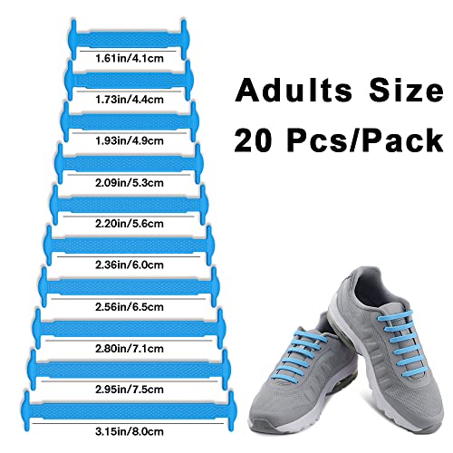 HOMAR No Tie Shoelaces for Kids and Adults Stretch Silicone Elastic No Tie Shoe Laces - Image 2