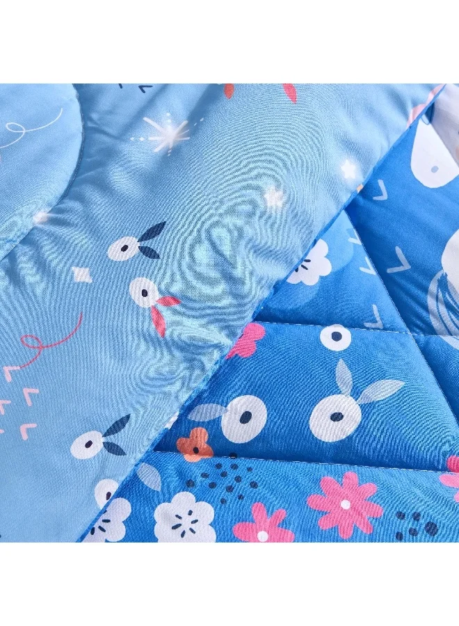 Home Box Ivy Meadows Unicorn 2-Piece Single Microfibre Comforter Set 220 x 135 cm