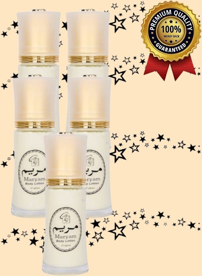 MARYAM 5 Pieces Maryam Body lotion 40ML - Image 1