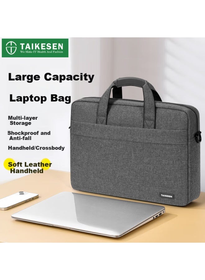 Taikesen Laptop Bag For Men With Large Capacity, Suitable For Lenovo Legion 18-inch Huawei Laptops, Handheld Briefcase For Women's Commuting