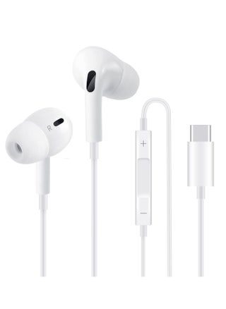 USB C Headphone, Type C Earbuds Wired Earphones with Microphone and Volume Control,in-Ear Earbud Noise Isolating for Google Pixel Oneplus Samsung Galaxy iPad Pro and MacBook - pzsku/Z1E2D9A920328031802CAZ/45/_/1698144498/924c5ebb-6d50-4751-8f07-df473eff2c2c