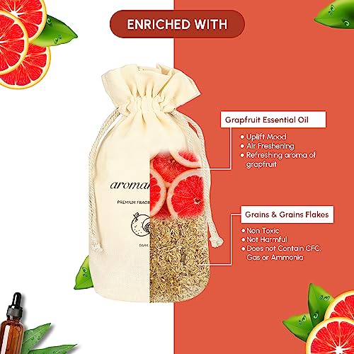 Aromahpure Premium Car Perfume Fragrance Flakes-Dark Flirt-Refreshing' Luxury Car Air Freshener made Organically with Essential Oil, Grains, and Flakes -50Gms, Last Upto 30 days, IFRA certified - Image 2