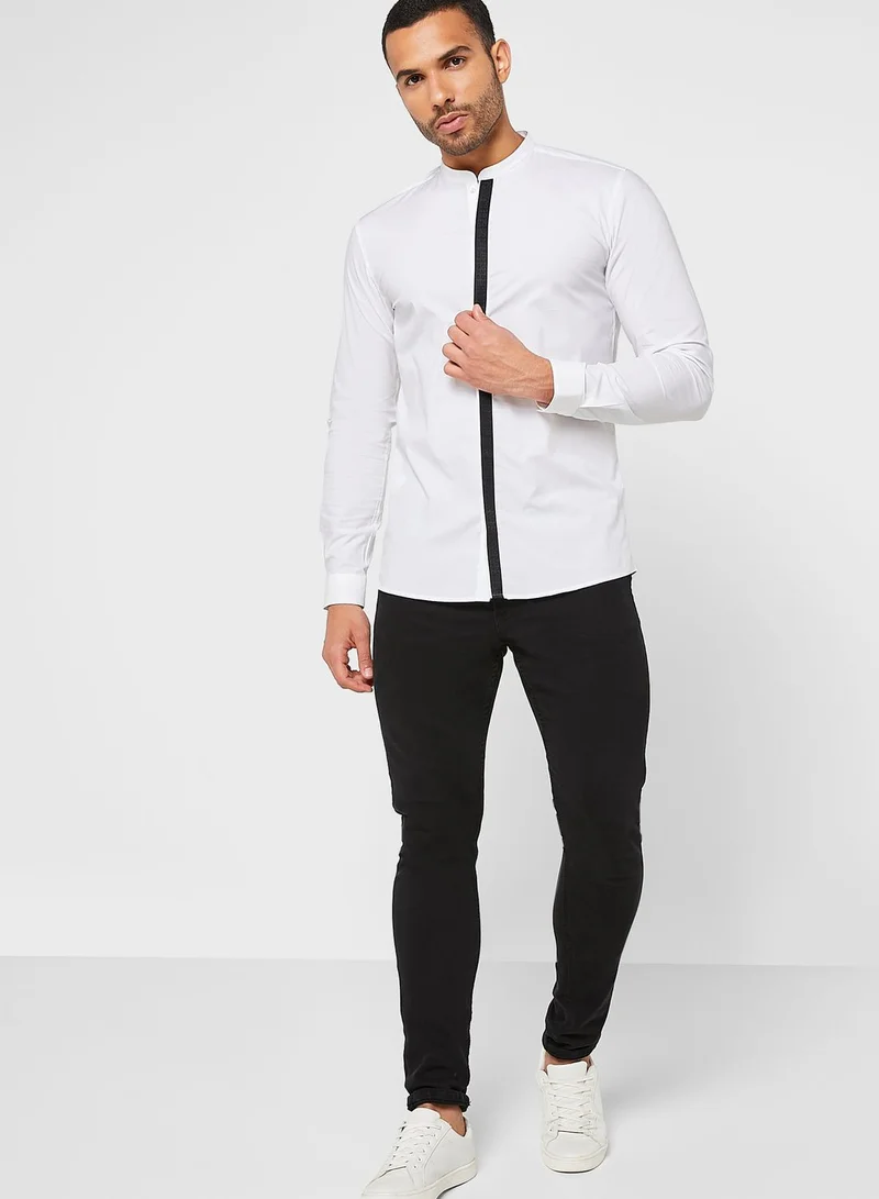 HUGO Logo Slim Fit Shirt