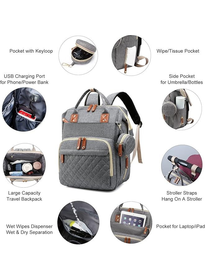 إيروريكس حقيبة حفاضات الأطفال للجنسين - Image 4