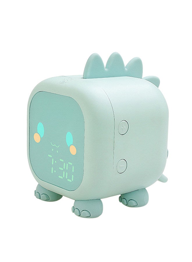 Kids Digital Alarm Clock Night Lights Sleep Trainier 2 Alarms 6 Ringtones Time Temperature Display Sound Control Snoozing Function  - Image 1