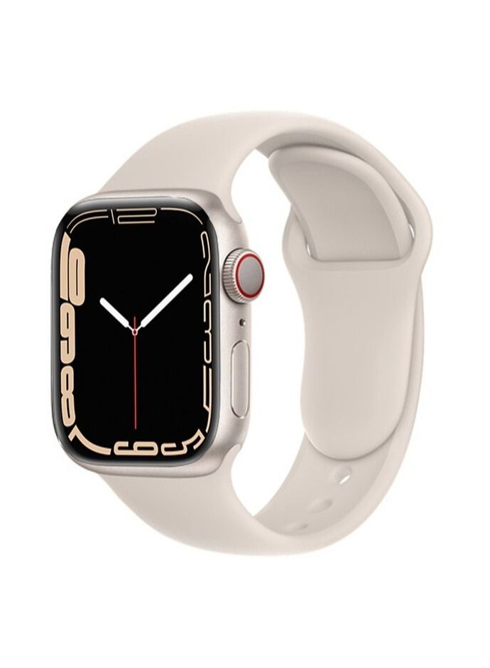 Apple Watch Band 41mm 40mm 38mm Soft Silicone Sport Band Replacement Wrist Strap Compatible for iWatch Apple Watch Series 7/SE/6/5/4/3/2/1 (41mm/40mm/38mm) - Image 1