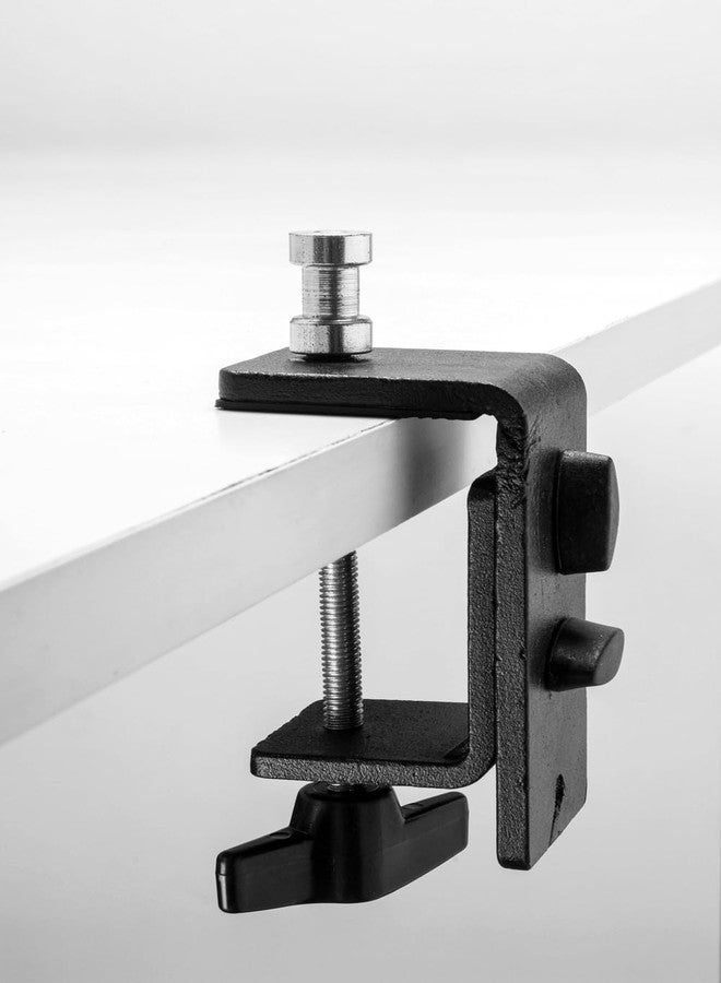 SHOPEE Metal Table Clamp Mic/Tablet Scissor Arm Stand Bracket Clamp Desktop Monitor Lamp Work Light Mounting C-Clamp - Image 4