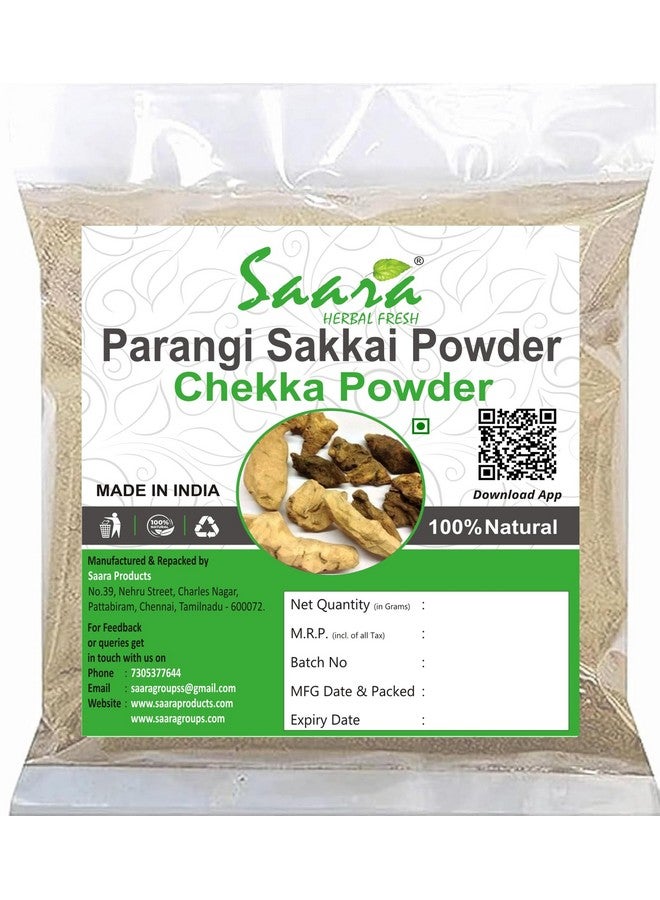 Saara HERBAL FRESH Parangi Sakkai Powder,50g,Chaina root,Chobchini, Madusnuhi, Flying chuck, Chekka powder,(pack of 2 x 25g) - Image 5