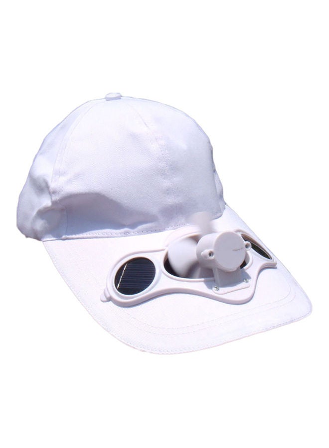 NIBEMINENT Women's Men's Summer Fishing Cap Solar Power Cool Fan Beach Boater Hat Gift 20*10*20cm - Image 5