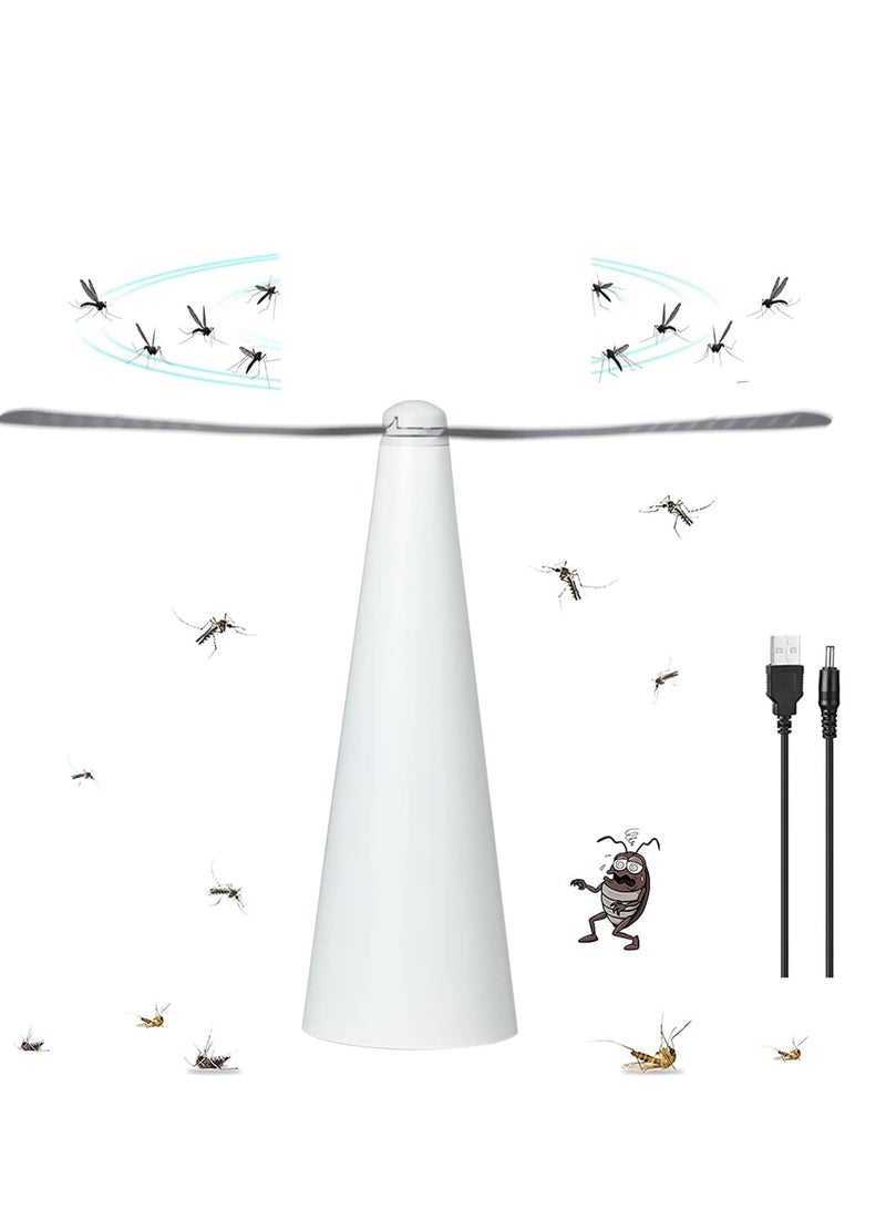Repellent Fan, Portable Table Fly, Lightweight, Durable and Odor-Free Keep Flies, Picnic Fans for Indoor and Bugs Away from Your Food Enjoy Outdoor Meal - Image 1