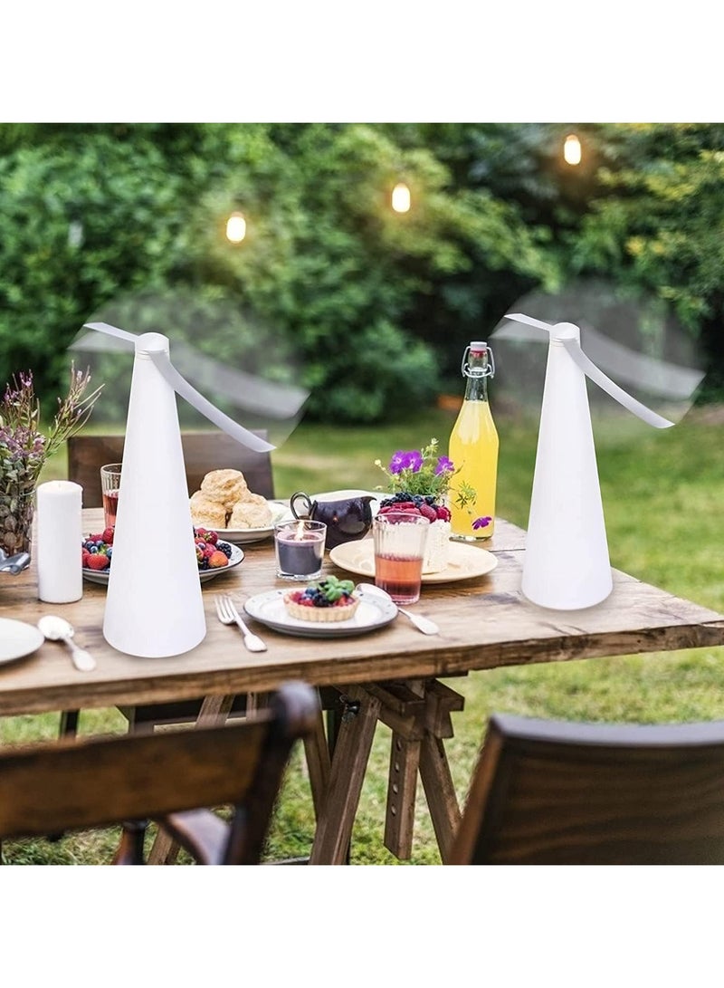 Repellent Fan, Portable Table Fly, Lightweight, Durable and Odor-Free Keep Flies, Picnic Fans for Indoor and Bugs Away from Your Food Enjoy Outdoor Meal - Image 4