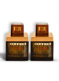 Jean Paul Dupont Connect Uomo Exotic Eau de Toilette For Men 100ml (Pack of 2)  - Image 1