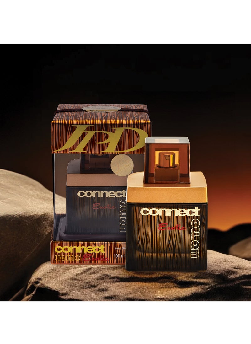 Jean Paul Dupont - Connect Uomo Exotic Eau de Toilette For Men 100ml (Pack of 2) - Image 1