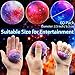Oleitodh 60 Pack Galaxy Stress Balls Bulk for Kids Adults 25 Inch Space Squeeze Anxiety Fidget Sensory Balls Children Outer Space Mini Relief Balls for Birthday Party Favors Finger Exercise Carnival Gift - Image 4
